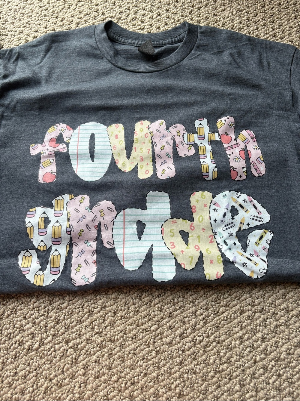 Set of 2- Fourth Grade teacher shirts - Picture 4 of 7